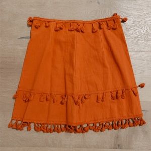 Orange skirt